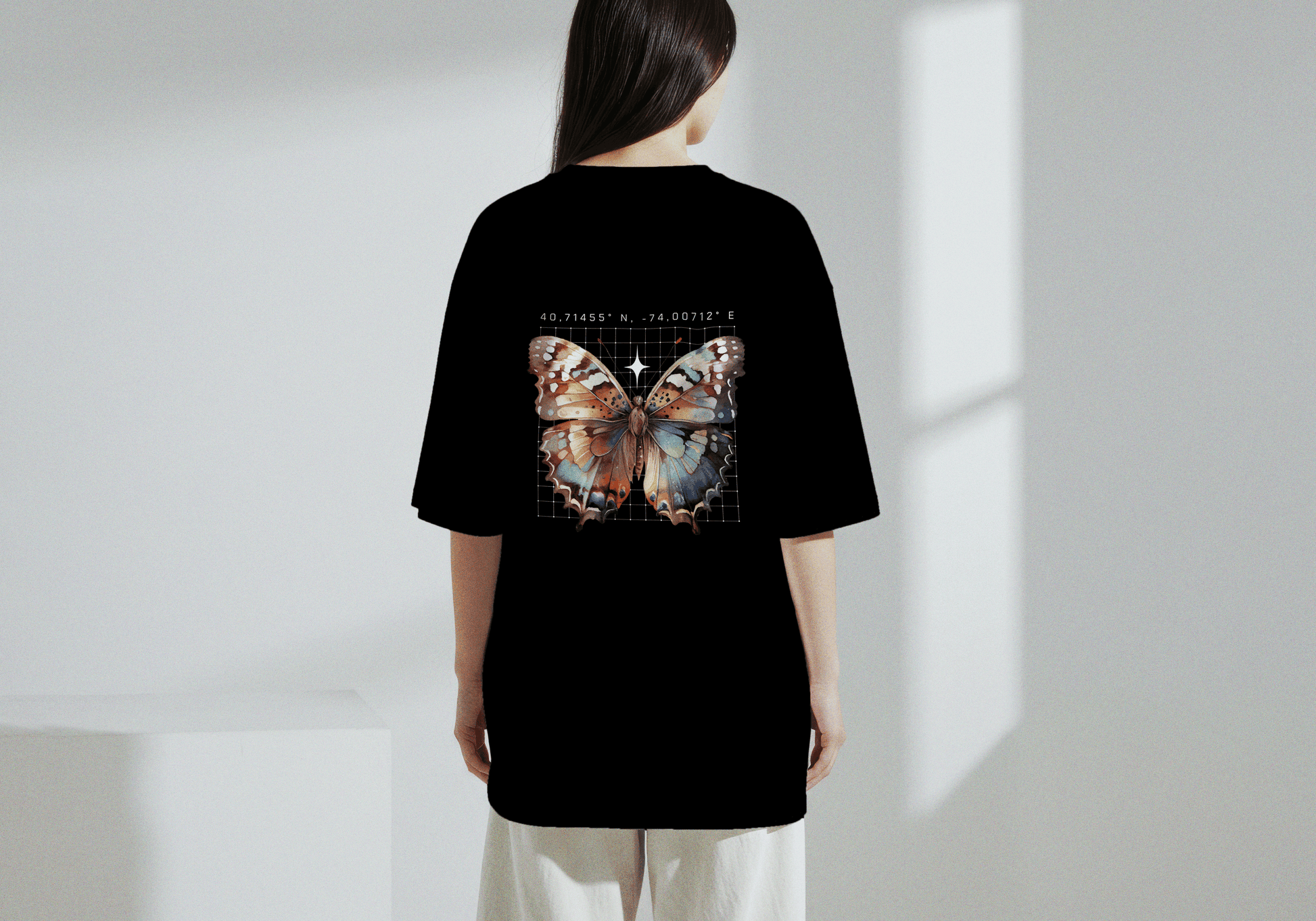Butterfly Coordinates – Chaos Theory Tee