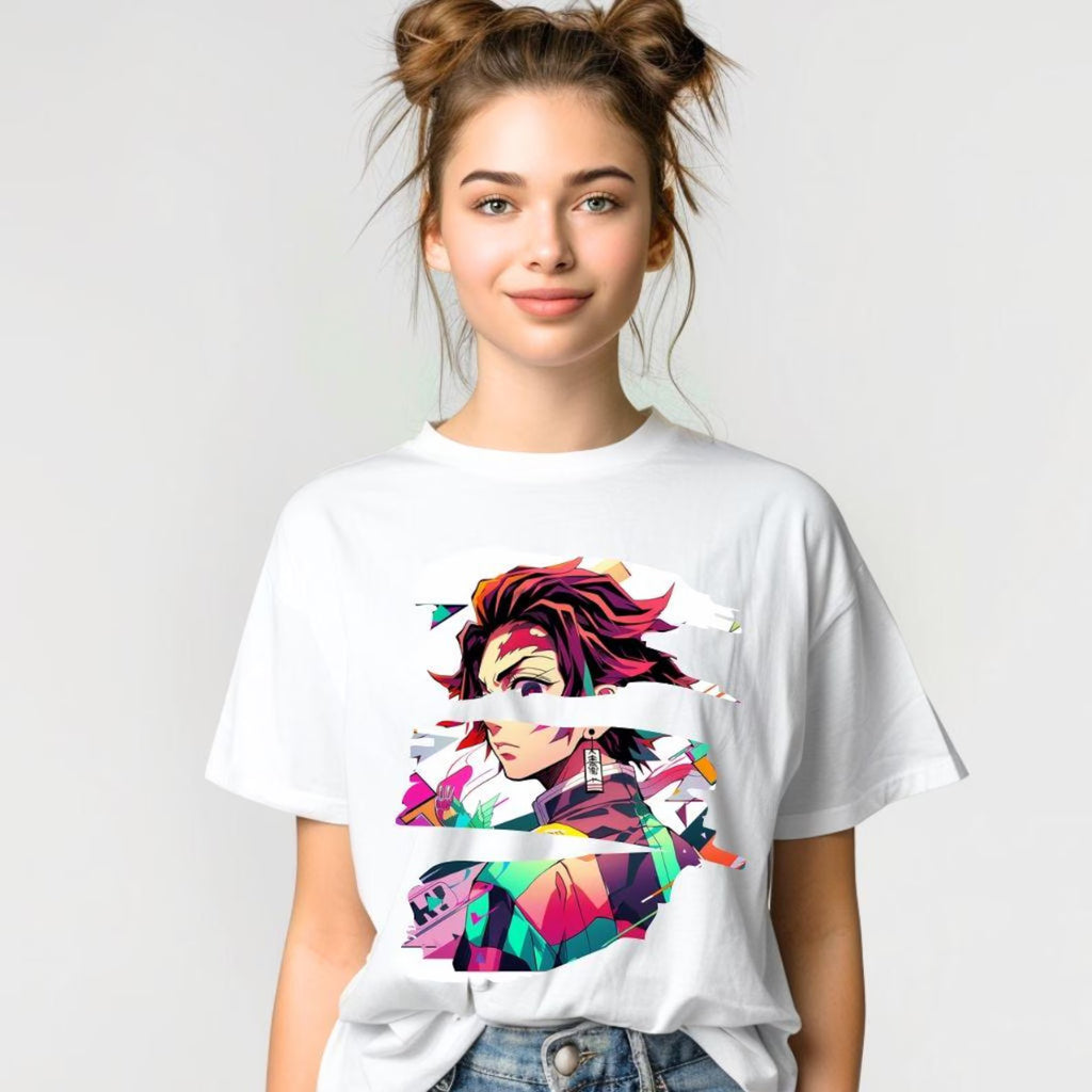Tanjiro Kamado Oversized T-Shirt – Demon Slayer Anime Tee