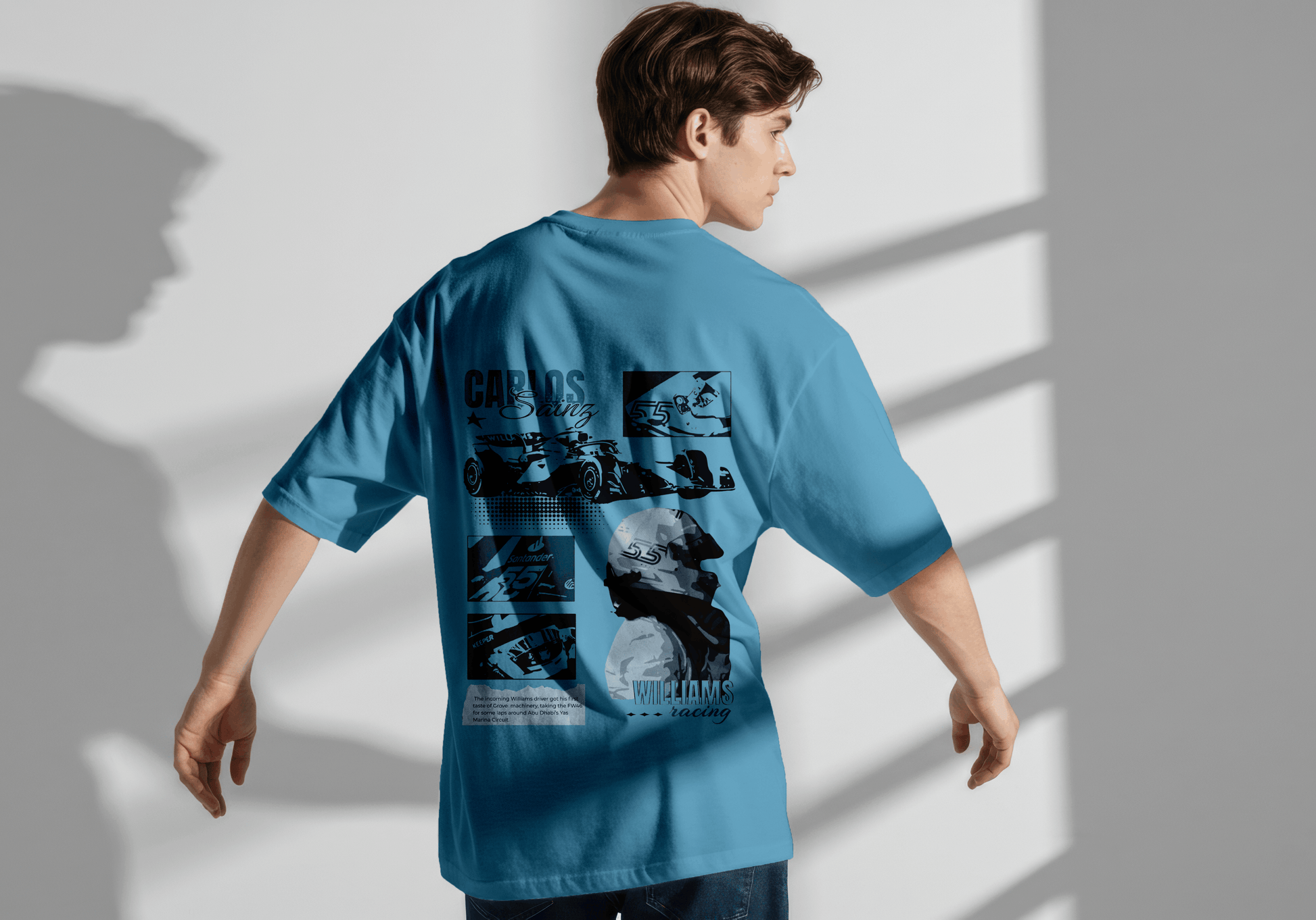 Carlos Speed – F1 Drift Tee (Blue)