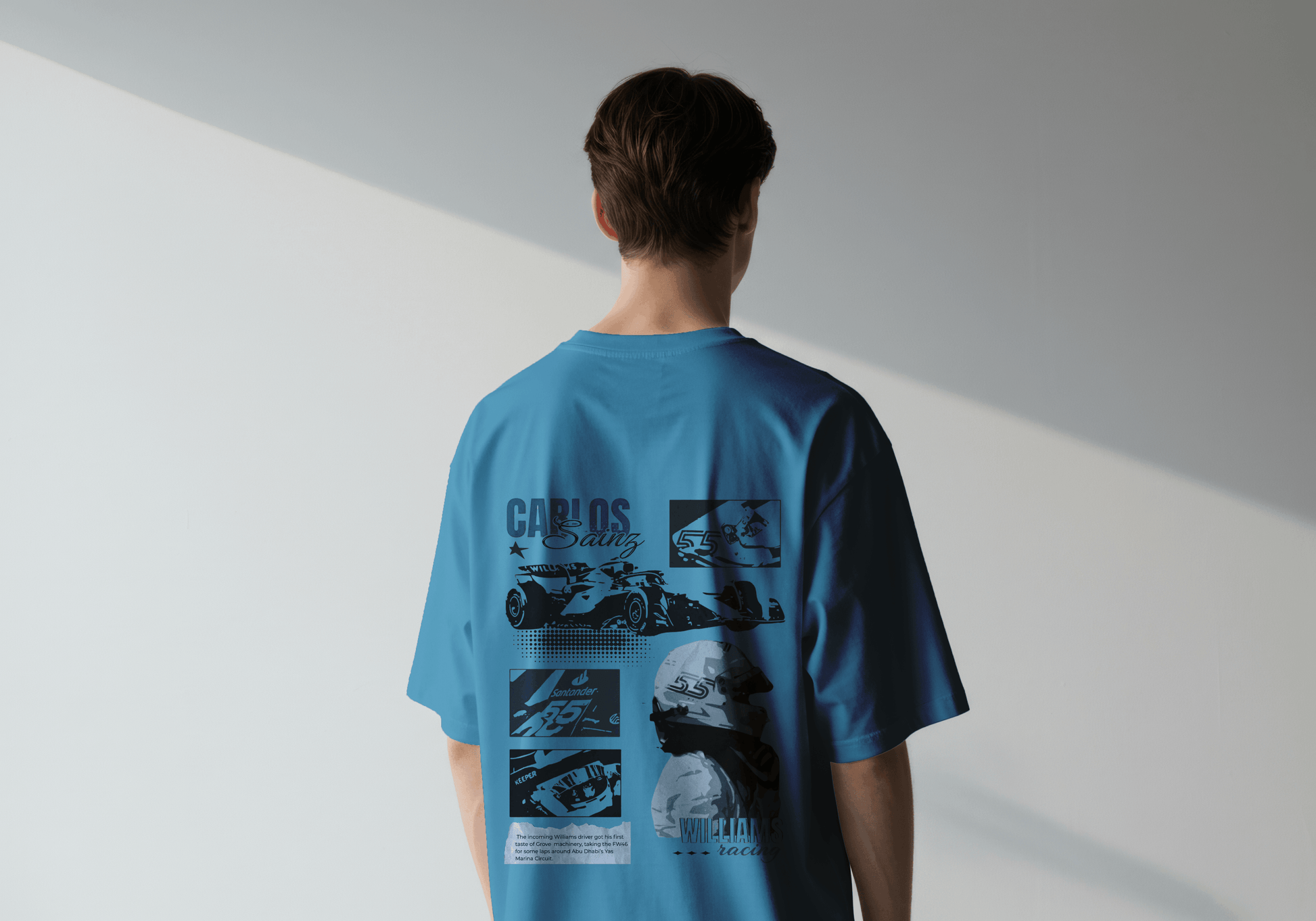 Carlos Speed – F1 Drift Tee (Blue)