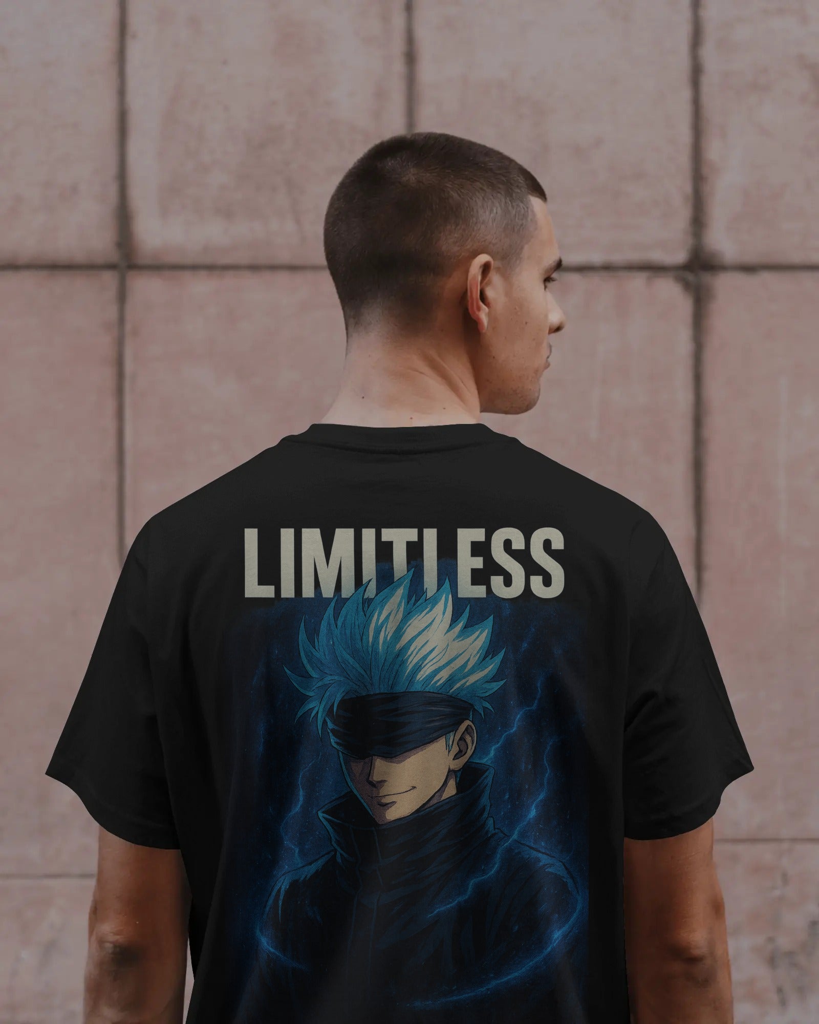 Limited Edition Gojo Satoru “Limitless” Oversized Anime Tee